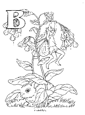alphabet flower fairies B