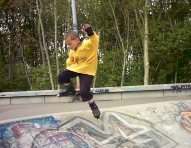 a picture of paul skating in an article about self love,parenting and the law of attraction for children