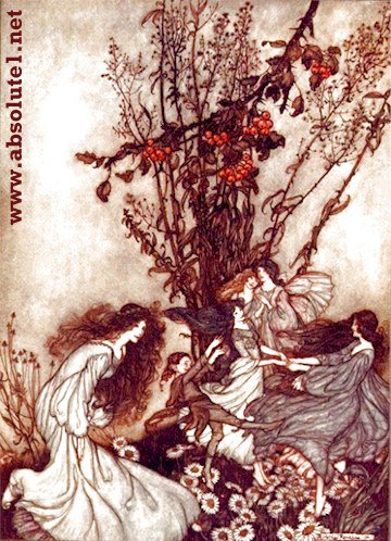 the art of arthur rackham - fairy dance