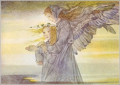 the art of sulamith wulfing - guiding angel